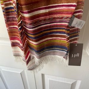 J.Jill scarf.  Multi colored.